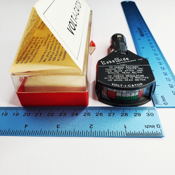Volt-I-Cator Auto Vehicle Car Truck Plug-In Battery Check Read Vintage 70s - Picture 6 of 12
